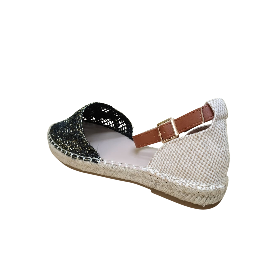 Elegant Embroidered Espadrille