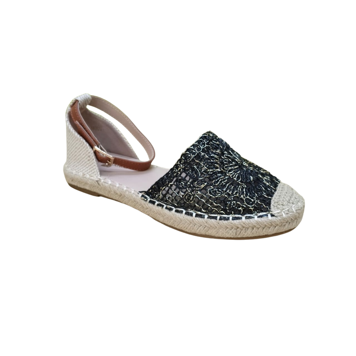 Elegant Embroidered Espadrille