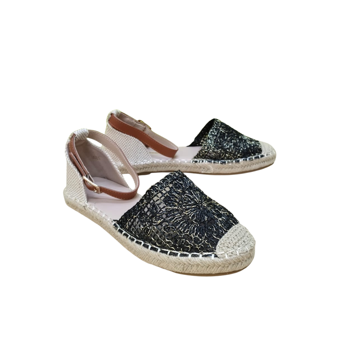 Elegant Embroidered Espadrille