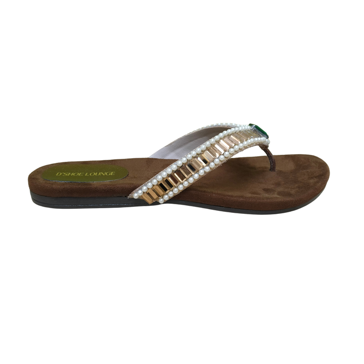 Pearl & Crystal-Crested Slide