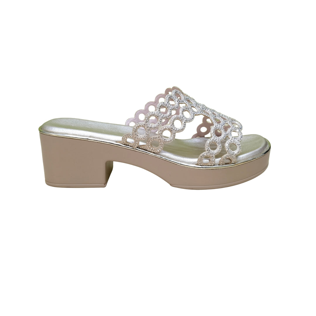 Shimmering Gold Cut-Out Slide