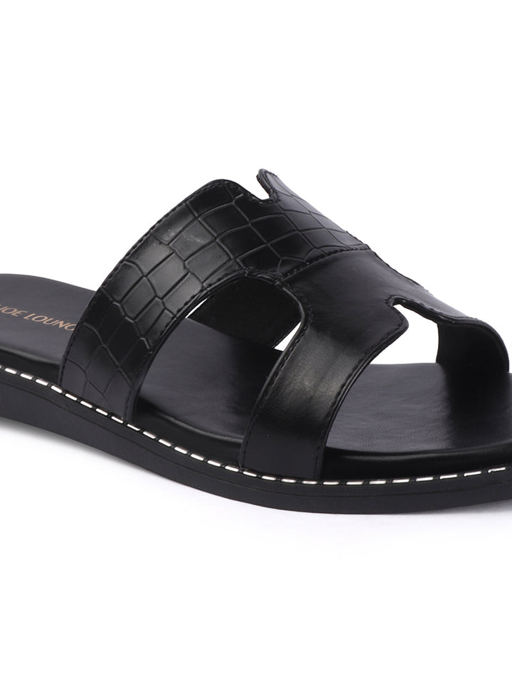 H Strap Casual Flats