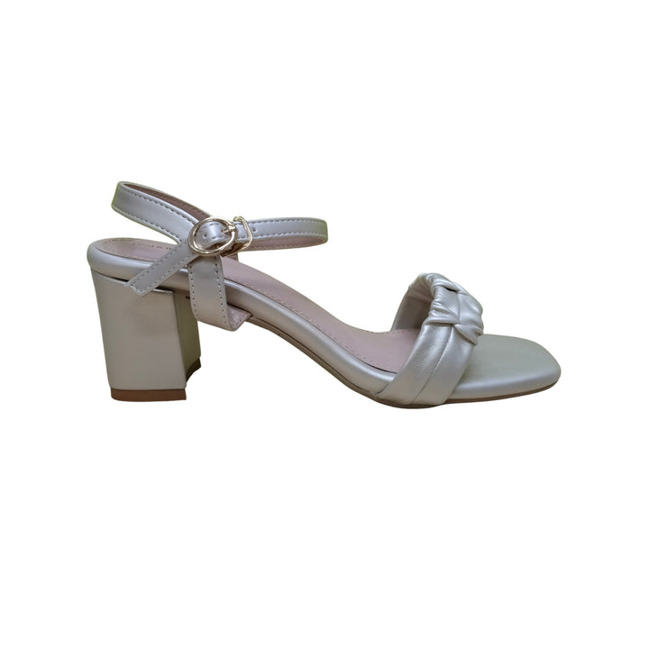 Hand-Ruched Luxury Heel