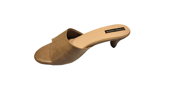 Women's Textured Slip-On Mule Heels