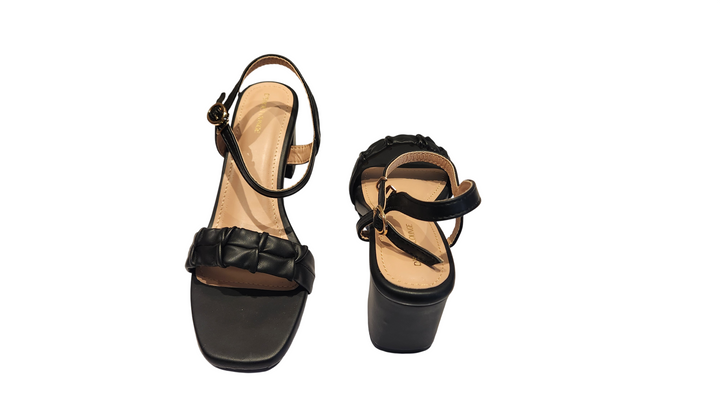 Ankle Strap Open Toe Party & Casual Heels