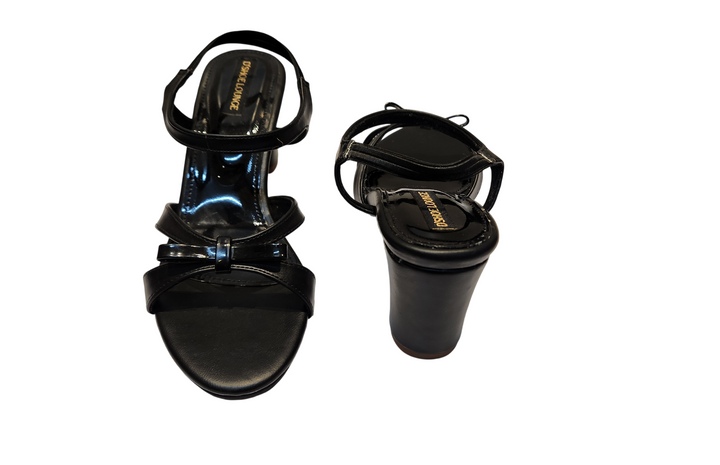 Elegant Open Toe Cross Strap Party & Casual Heels