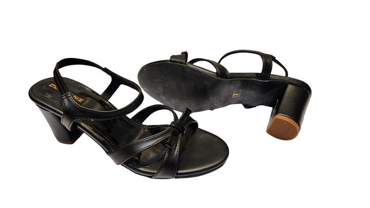 Elegant Open Toe Cross Strap Party & Casual Heels