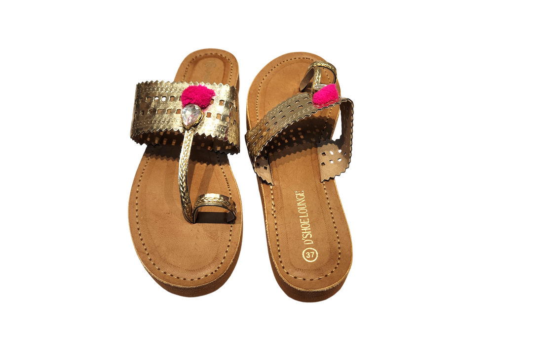 Stylish Ethnic Slip-On Flats