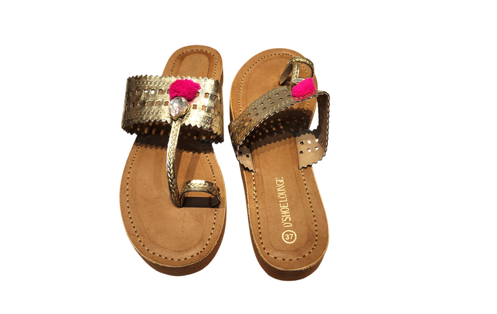 Stylish Ethnic Slip-On Flats