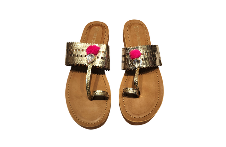 Stylish Ethnic Slip-On Flats