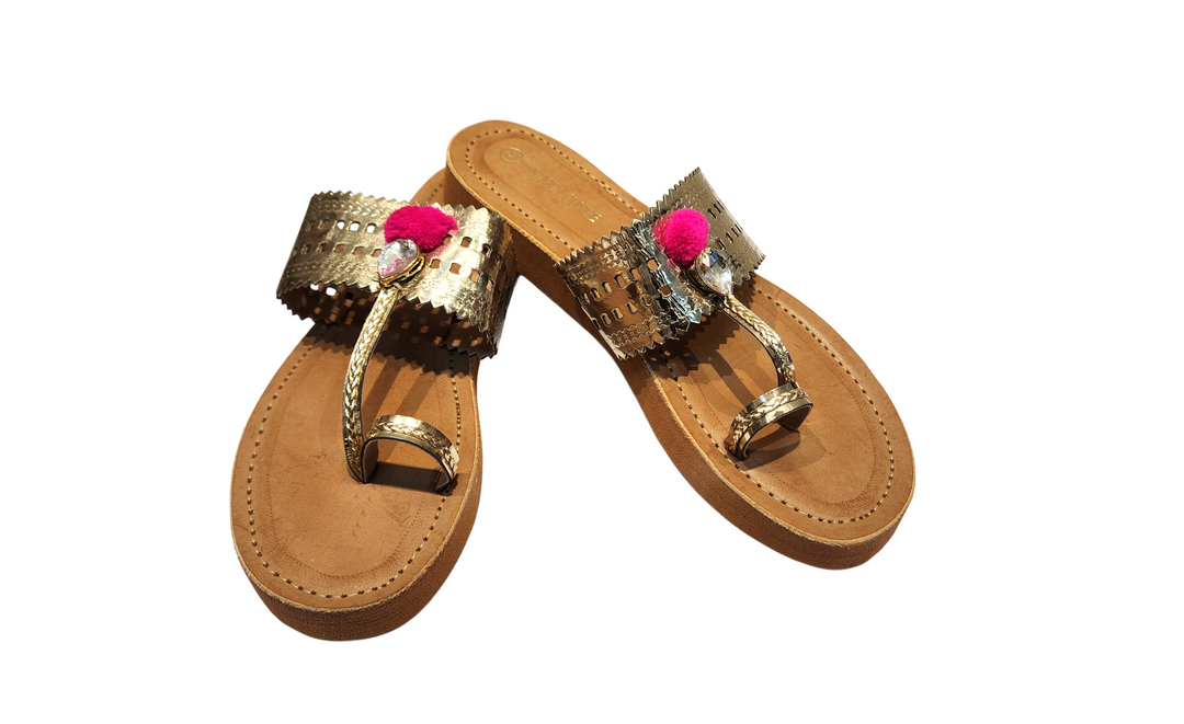 Stylish Ethnic Slip-On Flats
