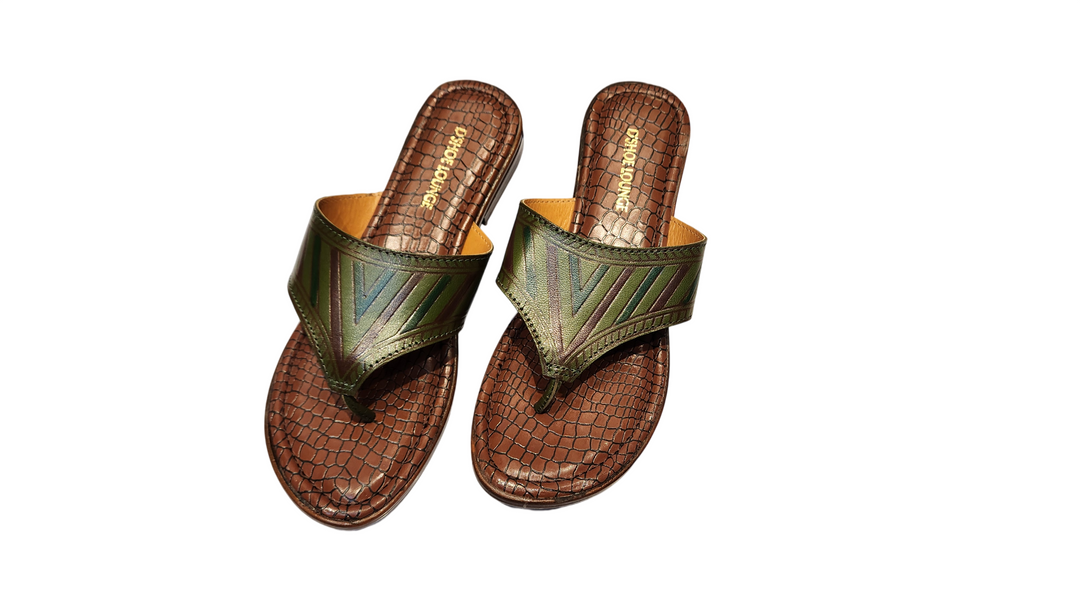 Premium Handcrafted Leather Kolhapuri Toe-Ring Sandals