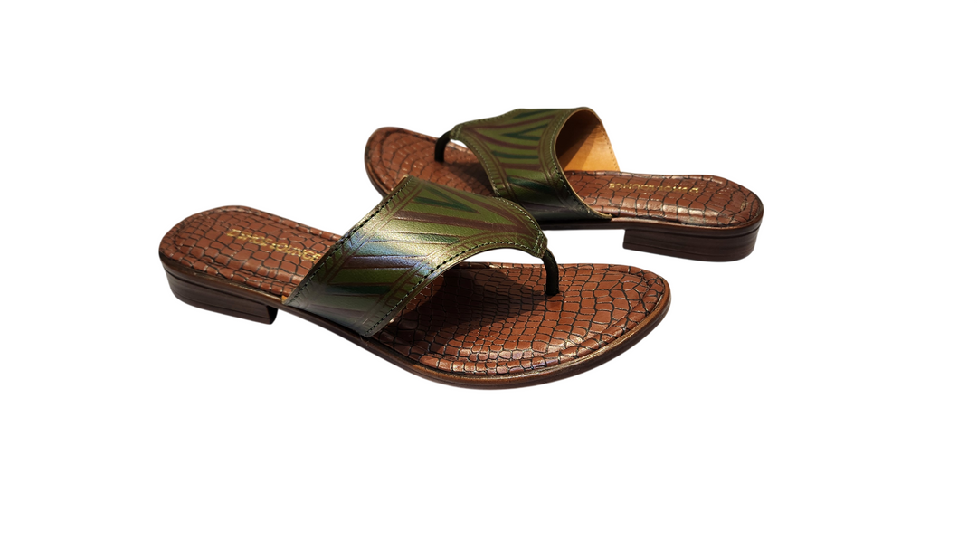 Premium Handcrafted Leather Kolhapuri Toe-Ring Sandals