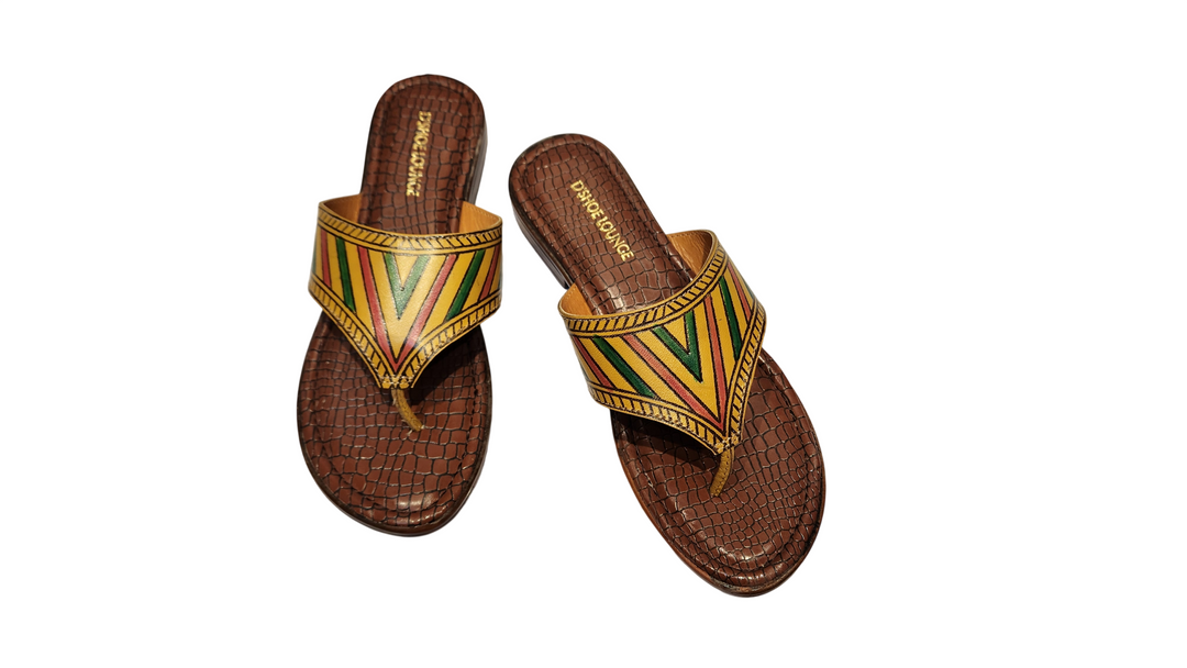 Premium Handcrafted Leather Kolhapuri Toe-Ring Sandals