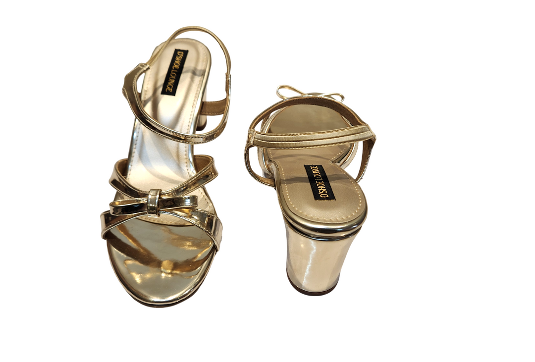 Elegant Open Toe Cross Strap Party & Casual Heels