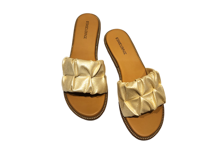 Stylish Open Toe Slip-On Slippers