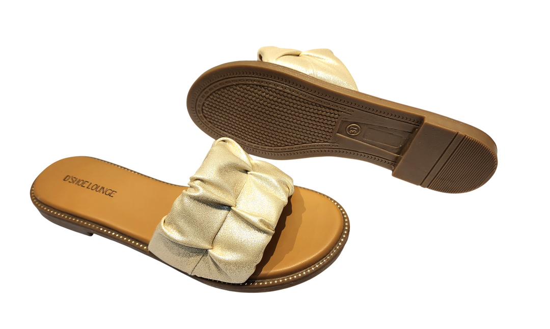 Stylish Open Toe Slip-On Slippers
