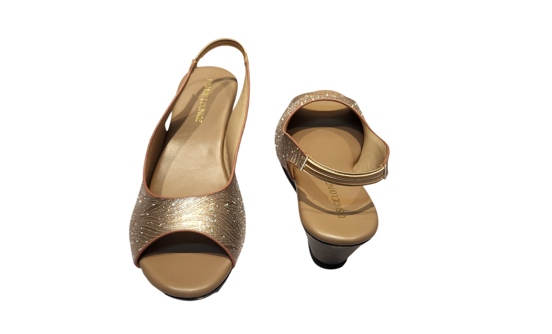 Slingback Wedge Heel Sandals