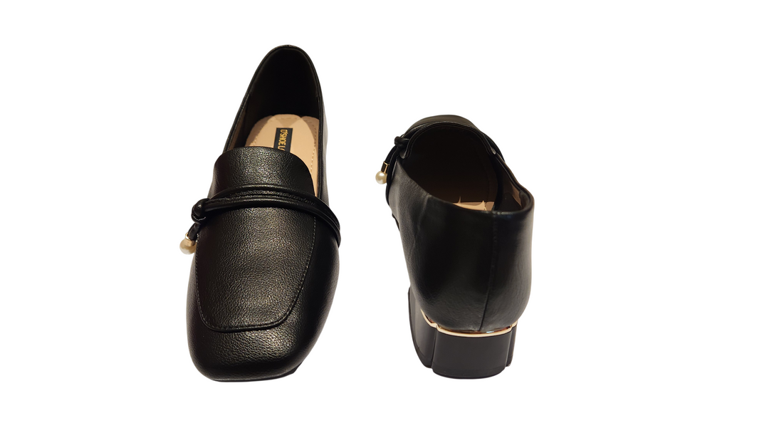 Premium Loafers with Pearl Charm