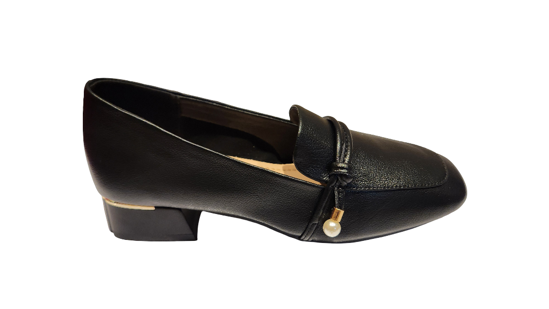 Premium Loafers with Pearl Charm