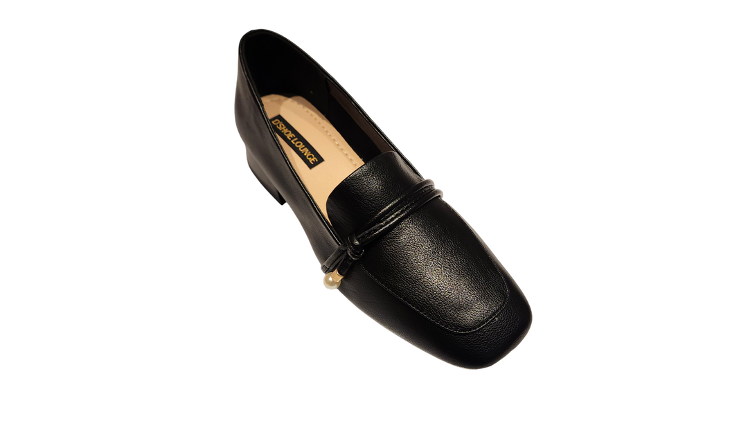 Premium Loafers with Pearl Charm