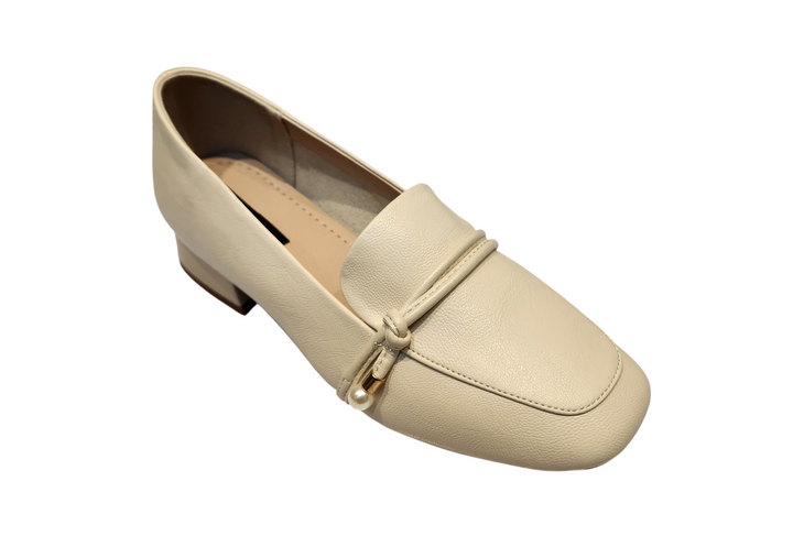Premium Loafers with Pearl Charm