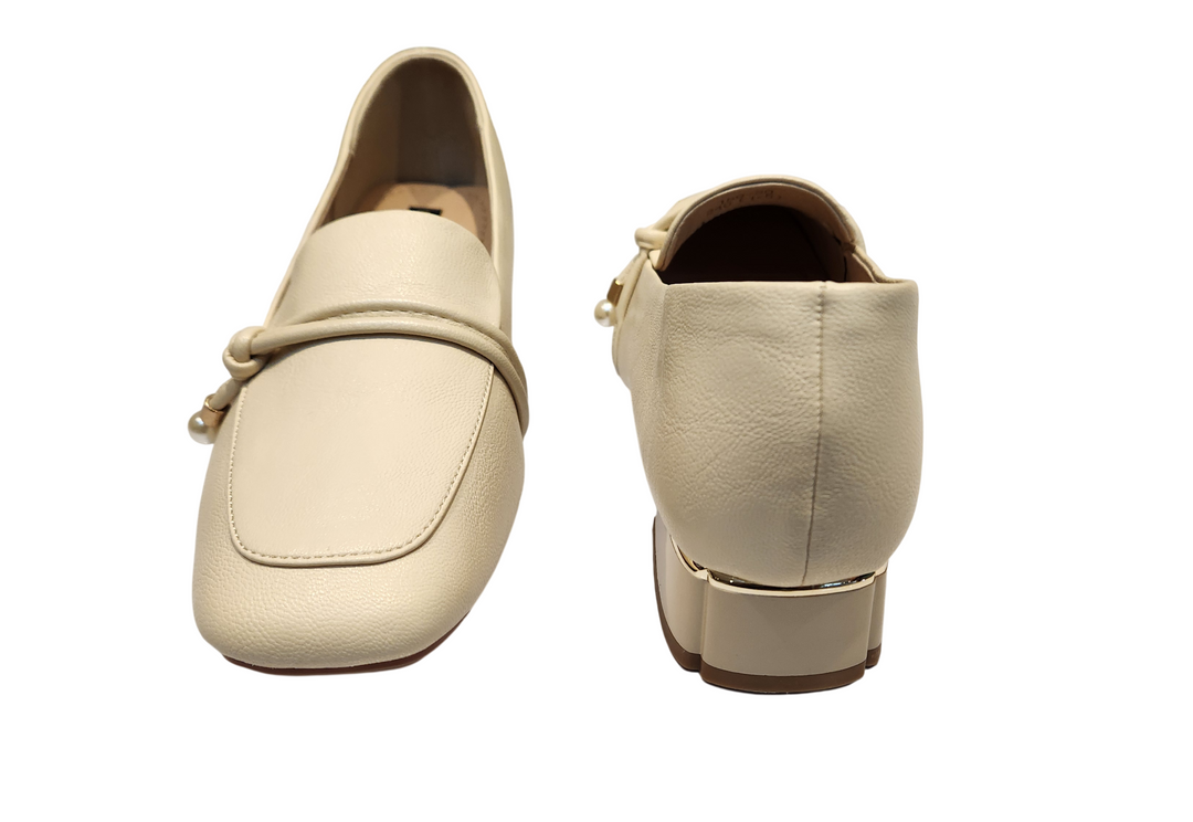 Premium Loafers with Pearl Charm