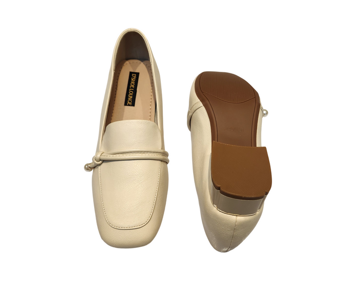 Premium Loafers with Pearl Charm