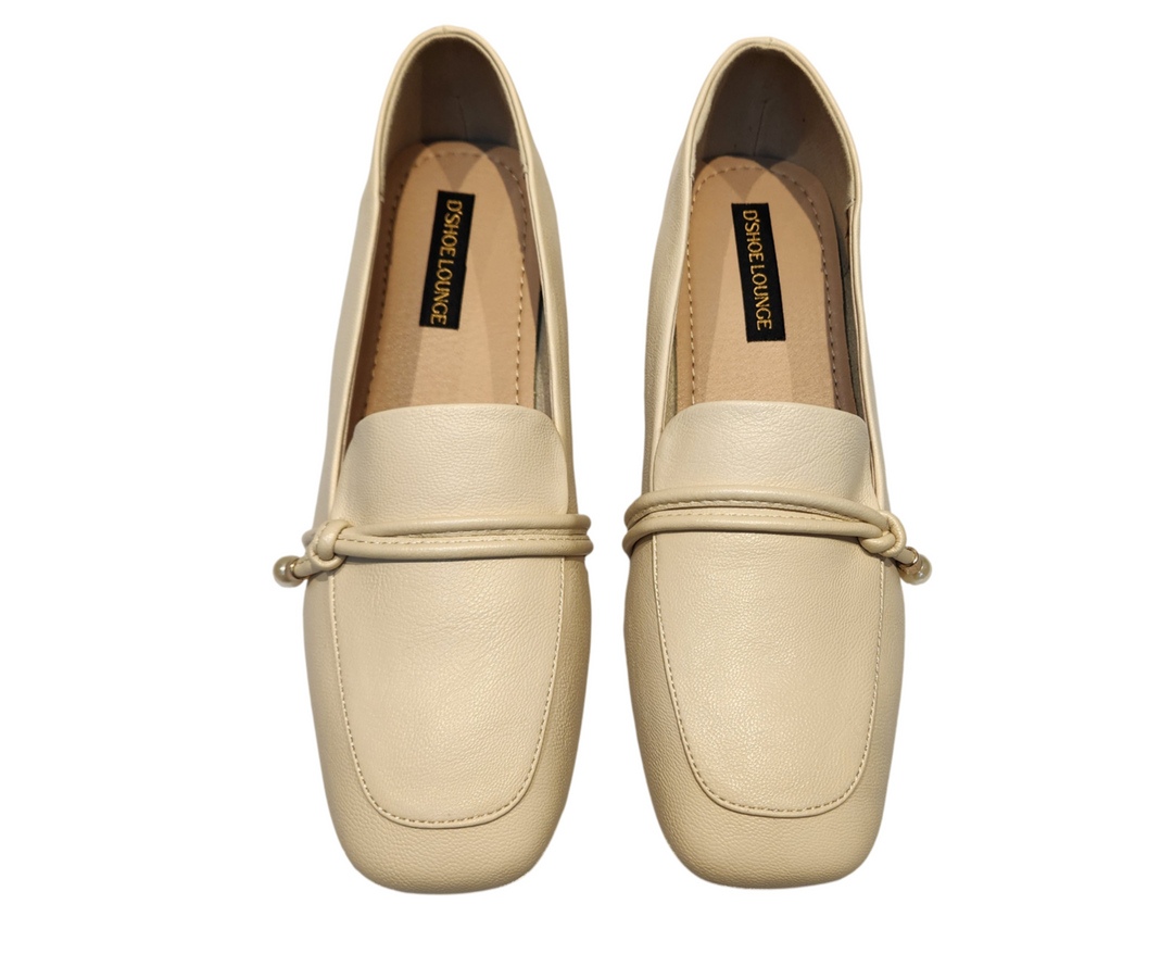 Premium Loafers with Pearl Charm