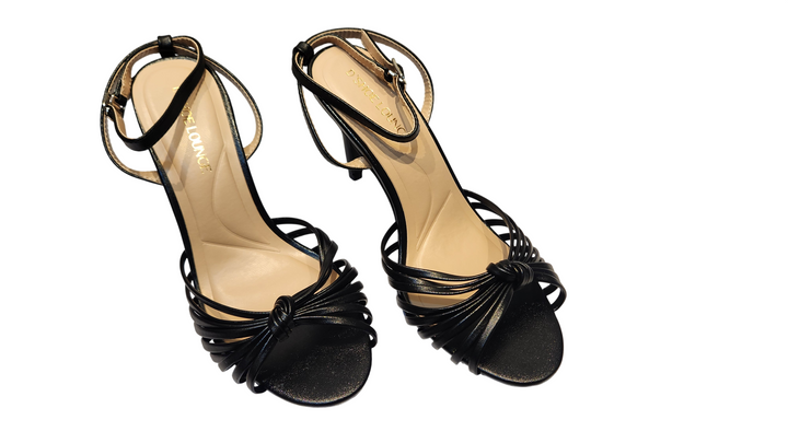 Elegant Open Toe Ankle Strap Party Heels