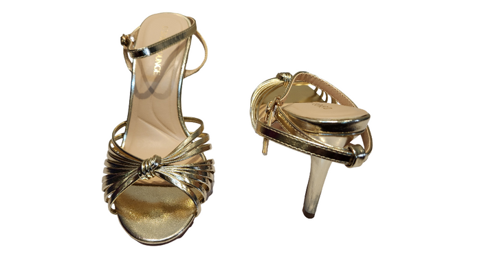 Elegant Open Toe Ankle Strap Party Heels