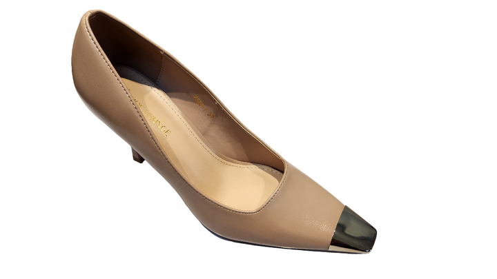 Women's Square Toe Block Heel Pumps