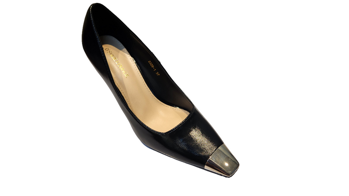 Women's Square Toe Block Heel Pumps