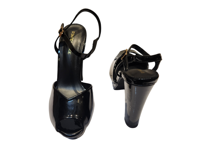 Open Toe Block Heel Sandals