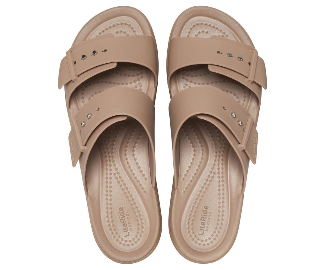 Brooklyn Buckle Low Wedges Sandal