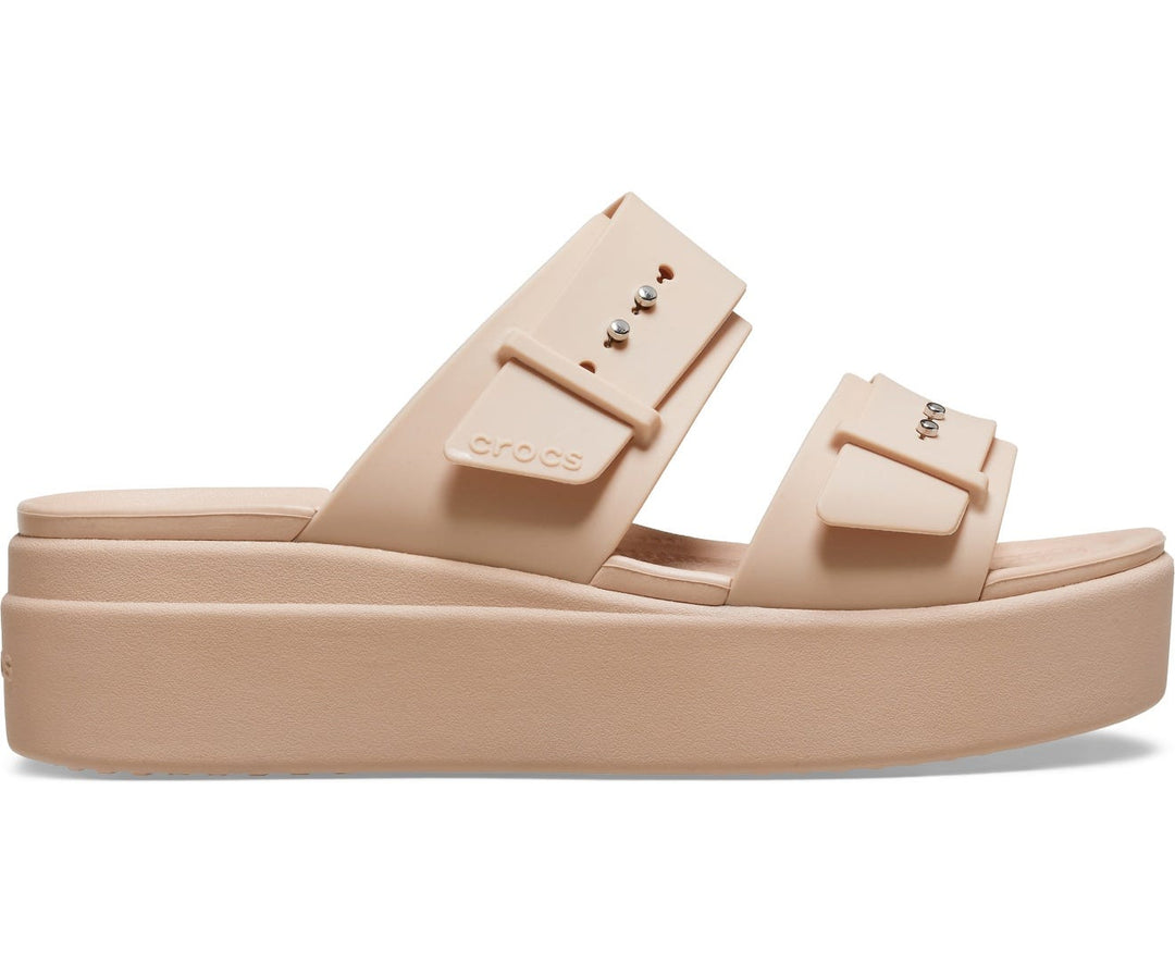 Brooklyn Buckle Low Wedges Sandal