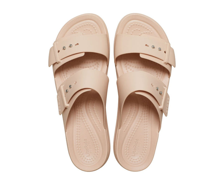 Brooklyn Buckle Low Wedges Sandal