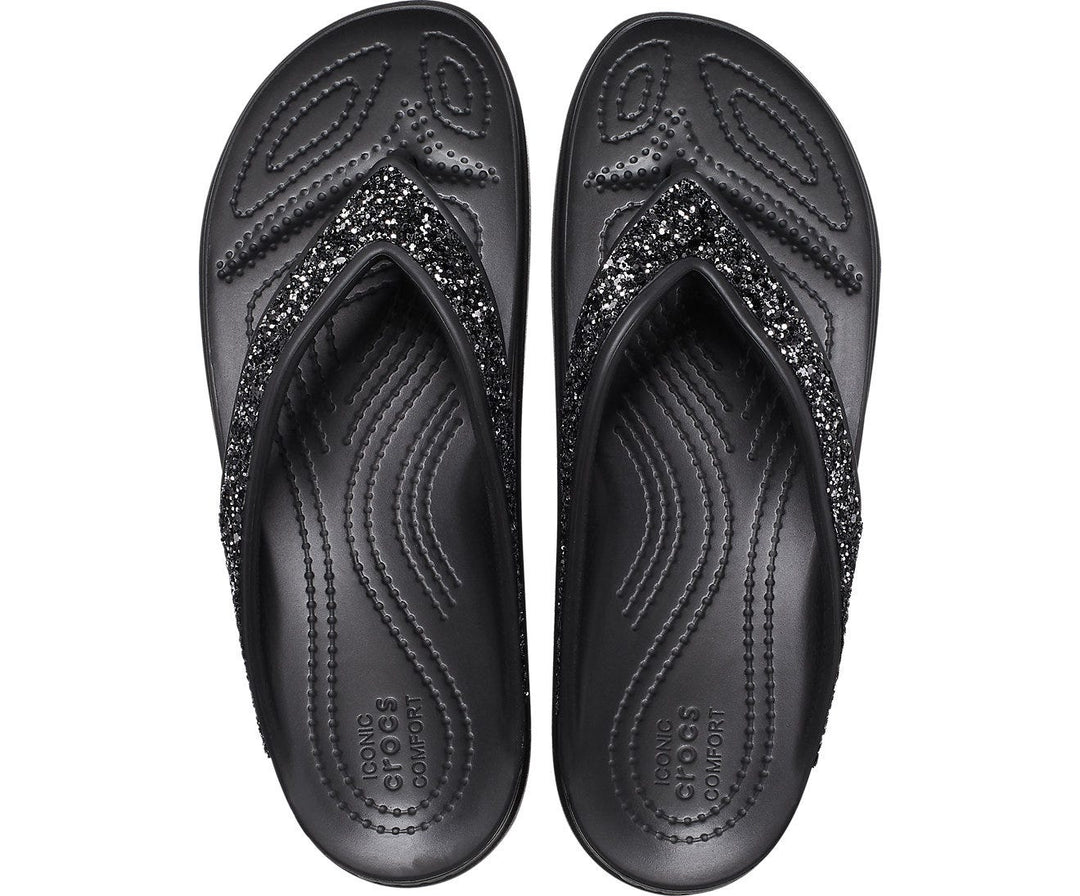 Sloane Glitter Wedge Flip