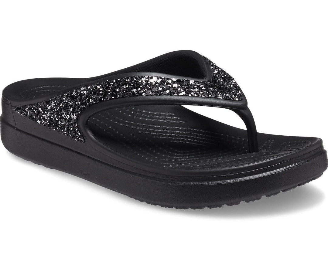 Sloane Glitter Wedge Flip