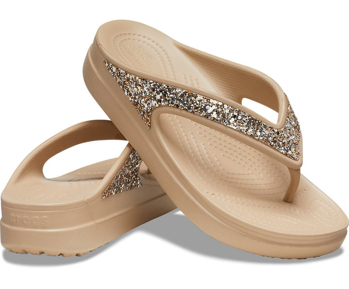 Sloane Glitter Wedge Flip
