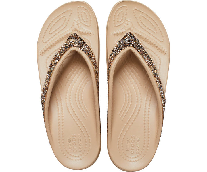 Sloane Glitter Wedge Flip