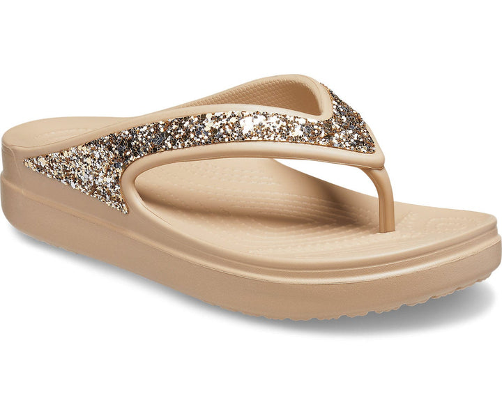 Sloane Glitter Wedge Flip