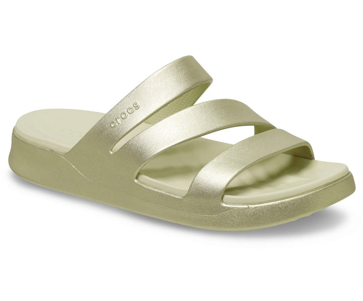 Getaway Metallic Strappy Sandal