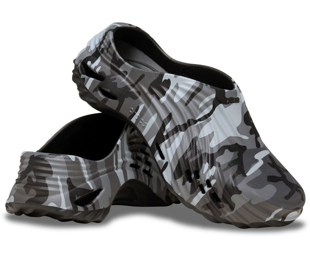 Echo Camo Wave Clog