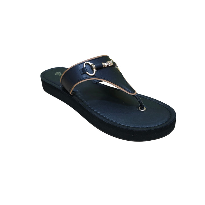 Hand-Finished T-Strap Wedge