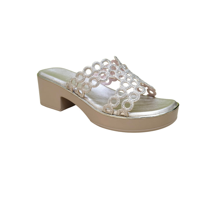 Shimmering Gold Cut-Out Slide