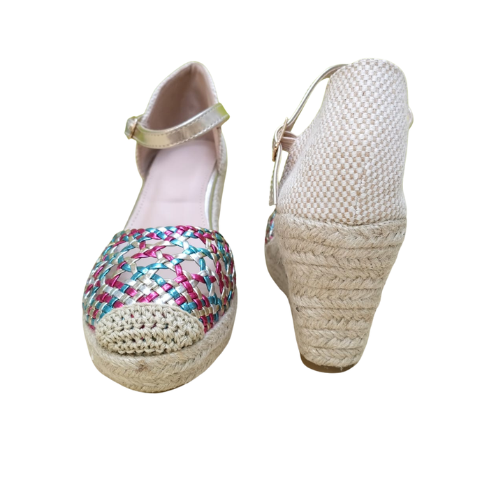 Vibrant Handwoven Style Espadrille