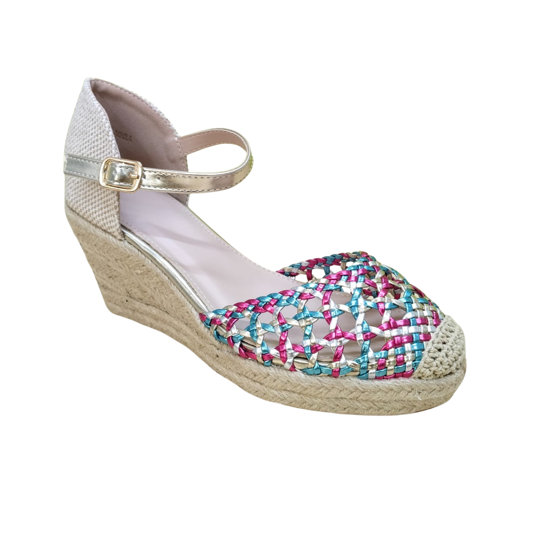 Vibrant Handwoven Style Espadrille