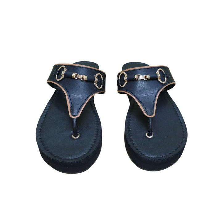 Hand-Finished T-Strap Wedge