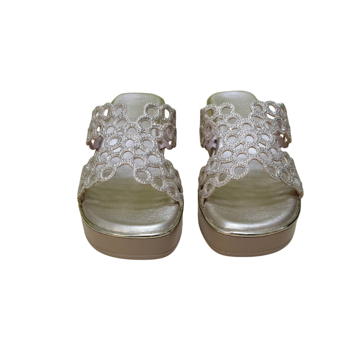 Shimmering Gold Cut-Out Slide